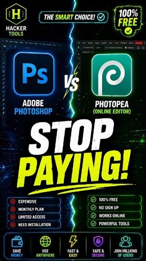 Stop Paying for Photoshop! 🛑 Get This for FREE! (Day 21)