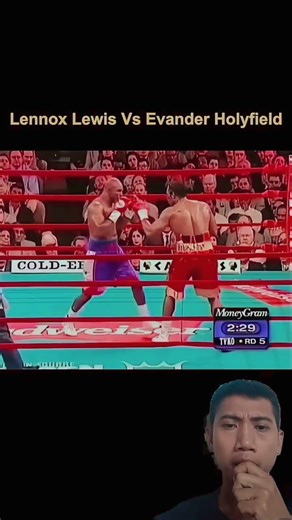 Lennox Lewis vs Evander Holyfield: EPIC WAR! 🥊#boxing #shorts
