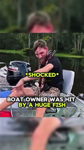 He Was Hit By A Huge FISH !?