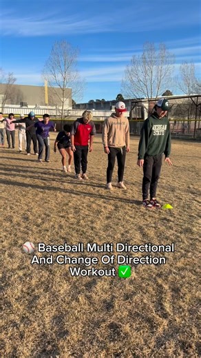 Alec Wyble-Meza | Sports Performance Coach & Personal Trainer on Instagram: "⚾️ Baseball Multi Directional And Change Of Direction Workout ‼️ If you’re a baseball player who wants to run faster, and move better before the season starts, give this workout a try ‼️ Ready to elevate your performance? DM us to learn more about our online monthly training programs that are built for athletes of all ages and levels. Programs are updated every month and designed to improve: ⚡ Speed 💪 Strength 🚀 Power