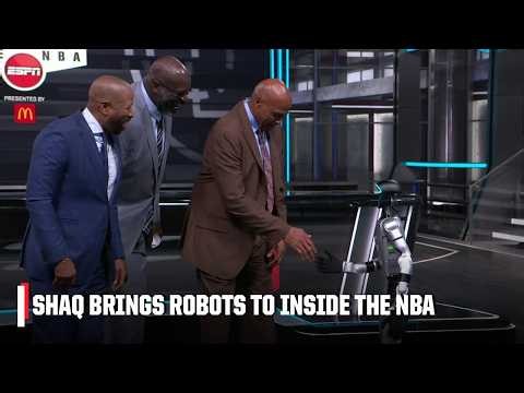 Shaq surprises Kenny and Chuck with ROBOTS 🤖😂 | Inside the NBA