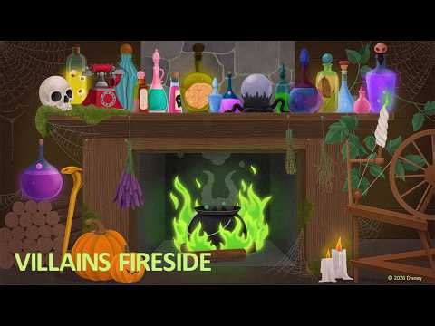 Disney Villain's Fireside | 10hr Ambiance