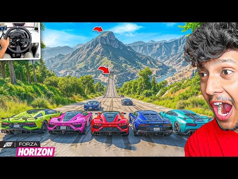 WORLD’S MOST FASTEST CAR SPEED JUMP! 🔥(978+ KMPH) Forza Horizon 5 | LOGITECH G29