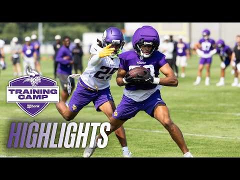 August 4 Training Camp Highlights | Minnesota Vikings