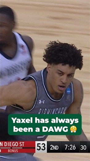 Throwback: Yaxel Lendeborg on UAB 😳 #shorts