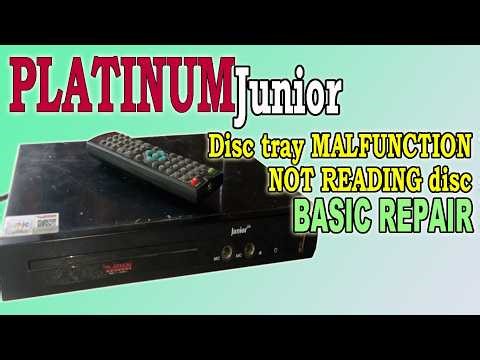 Platinum Junior Not Reading Disc! Fix Disc Tray & Power Issue (Basic Repair) #VideokeRepair