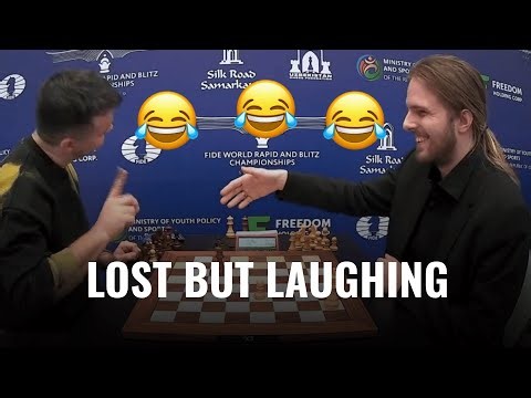 😅 Rapport Jokes After Losing to Nepomniachtchi | FIDE World Rapid & Blitz 2023 #FIDEArchive