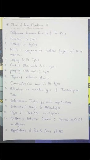 Class 12th Computer Science Important Questions for Boards 2026 📚💻