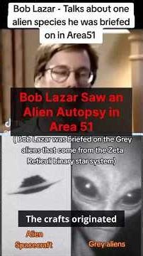 Bob Lazar Saw an Alien in Area 51