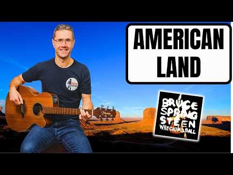 Bruce Springsteen - American Land guitar lesson