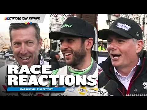 What Drivers Said After Martinsville Speedway | 2026 NASCAR Cup Series
