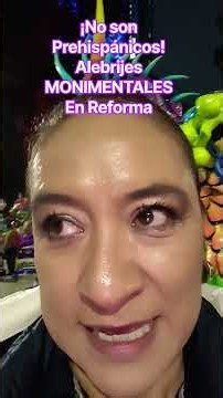 NO SON PREHISPANICOS Alebrijes MONUMENTALES EN VIVO Av Reforma! #desfile #mexico #fyp #pov #parati