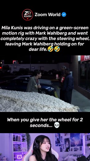 Mila Kunis Went CRAZY Behind the Wheel 😂 Mark Wahlberg Was Fighting for His Life!