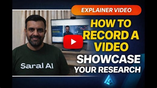 Explainer Video 1: How to Showcase Your Research Part 1 Record your Own Video using Google Meet | Shivkumar Kalyanaraman