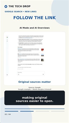 Google Search: Open the Source Behind the AI Answer