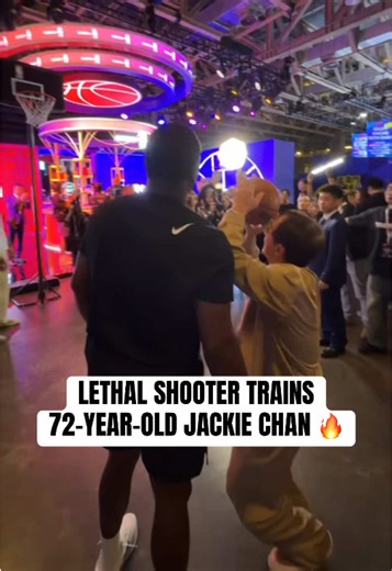 JACKIE CHAN UNDERSTANDS IT NOW 🤯🎯 (via @Lethal Shooter) #lethalshooter #jackiechan #basketball #nba