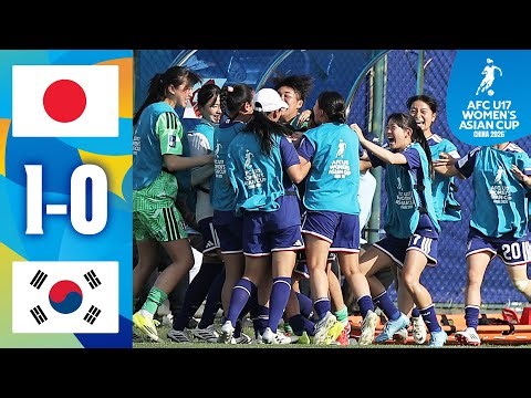 Free-kick BEAUTY sees Japan through | Japan - Korea Republic | Highlights AFC U17 Women's Asian Cup™