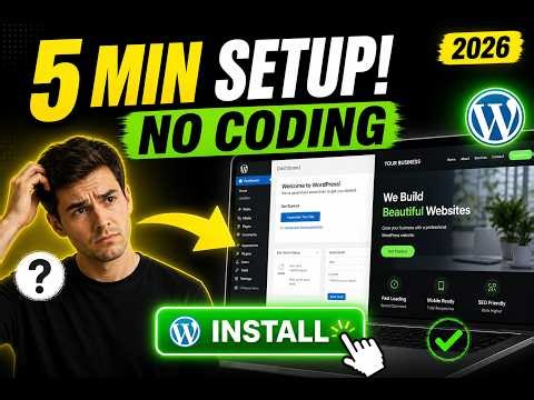 How to Install WordPress on Hosting Step by Step for Beginners 2026