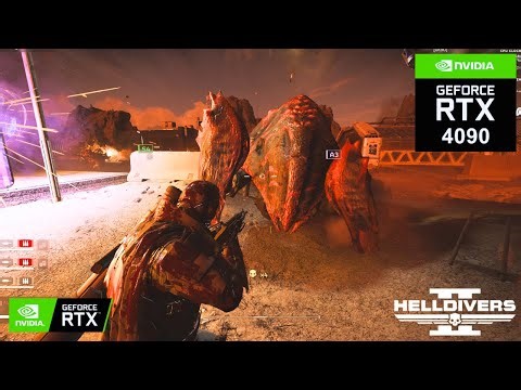 HELLDIVERS 2: RUPTURE STRAIN on RTX 4090 24GB (4K Maximum Graphics)