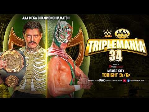 Dominik Mysterio vs. El Grande Americano | Mega Title Match: Triplemanía 34 Hype Package