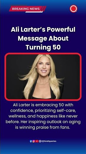 Ali Larter’s Powerful Message About Turning 50 #AliLarter #Hollywood