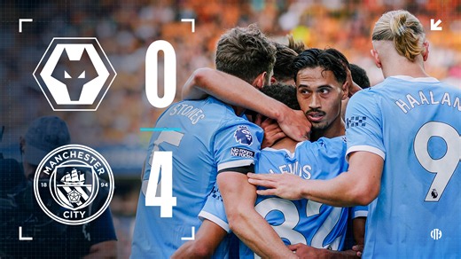 2-minute highlights: Wolves 0-4 City