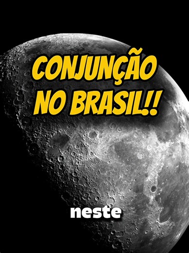 É HOJE PESSOAL!! LUA E VÊNUS NUMA CONJUNÇÃO NO CÉU DO BRASIL #astronomia #lua #curiosidades #universo #planeta