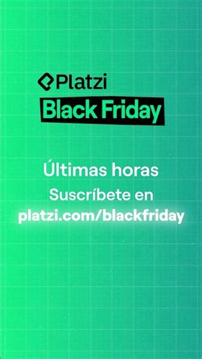 Last hours of Platzi's special price