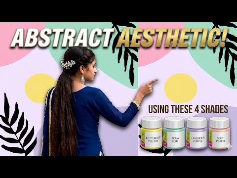 Fevicryl Pastel Acrylic Colours Review & Tutorial | Step-by-Step Art
