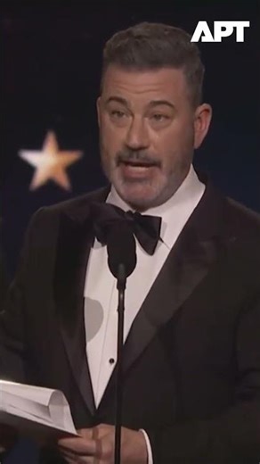 Jimmy Kimmel Roasts Donald Trump During Critics Choice Awards Acceptance Speech | APT