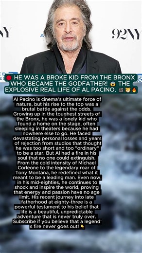 🔴 He was homeless and rejected by Hollywood... 😭 The incredible life and legacy of Al Pacino.