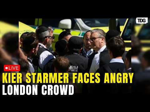 LIVE: Angry Protesters Chant As Keir Starmer Arrives North London After Stabbing
