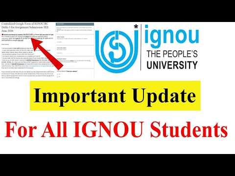 (Breaking News) IGNOU New Update || IGNOU Assignment Submission Guidelines June 2026 Released