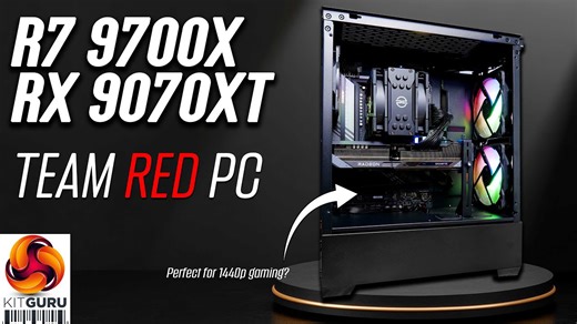 All-AMD gaming PC review – Ryzen 9700X + RX 9070 XT prebuilt!