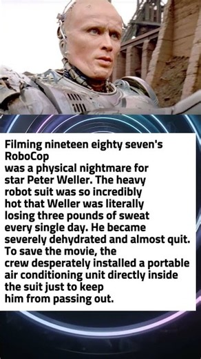RoboCop Lost Three Pounds Of Sweat...