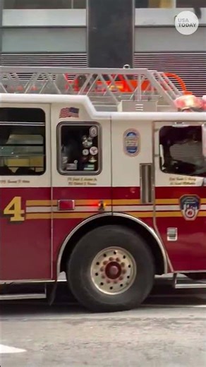 Fire erupts atop Manhattan high rise near St. Patrick's parade route