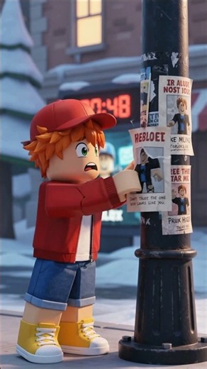 Milo's FACE Was on EVERY Wall 😱 "MISSING: MILO... TOMORROW" #Roblox #halo #shorts #Milo