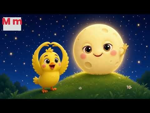 Letter M Song | M Is for Moon /m/ /m/ | Phonics for Toddlers