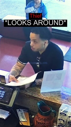 Thief Exposed by Store Security Camera…