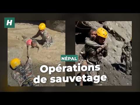 Au Népal, vaste opération de sauvetage pour une centaine d’ouvriers bloqués dans un tunnel