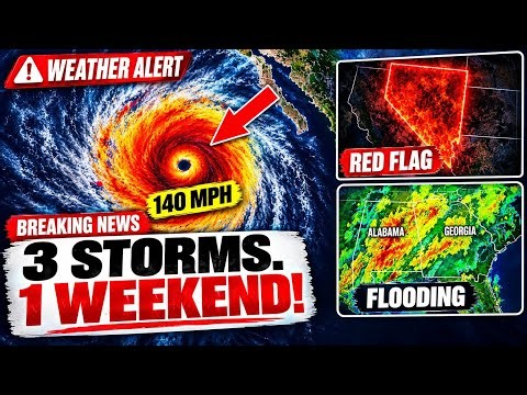 Hurricane Simon Explodes to Cat 4 — Isaias Floods + Nevada Red Alert