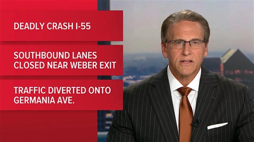Driver killed in crash involving semitruck on I-55 in St. Louis