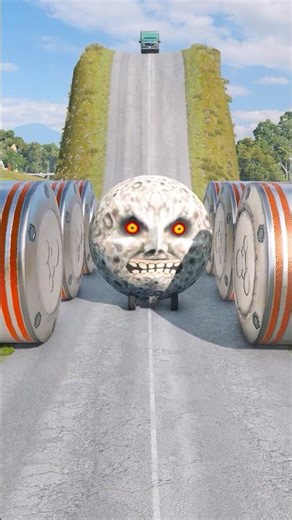 Moon Car vs Hydraulic Crush - BeamNG.Drive