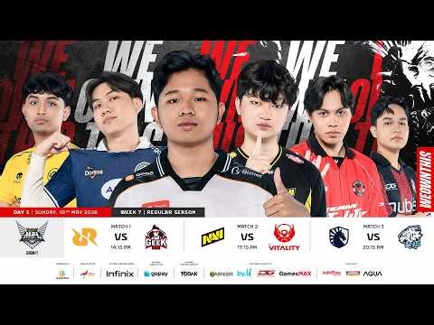 🔴 LIVE | MPL ID S17 | Regular Season Day 3 Week 7 | English