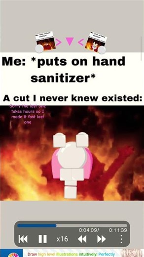 Elmo in the fire (cutely Elmo dies)