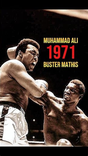 Muhammad Ali vs Buster Mathis 1971 #sports #boxing #muhammadali #heavyweightboxer #knockout #shorts