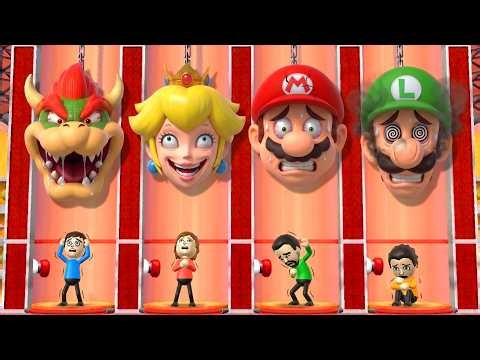 Wii Party Minigames Challenge! Mario Vs Pierre Vs Victor Vs Pablo