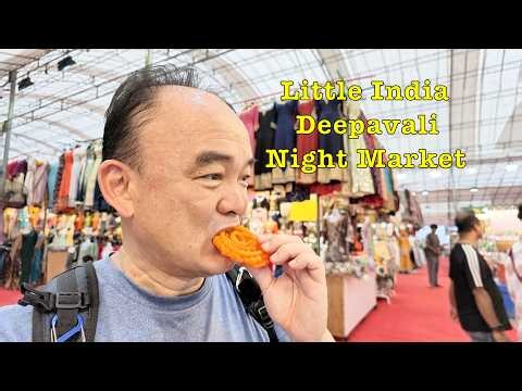 Deepavali Vides 2026 at Little India #singapore #nightmarket #deepavali #dinner #walkingtour