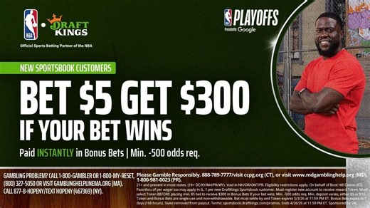 DraftKings promo code: Claim $300 bonus bets for 76ers-Magic, Warriors-Clippers, Dodgers-Mets, NBA Wednesday