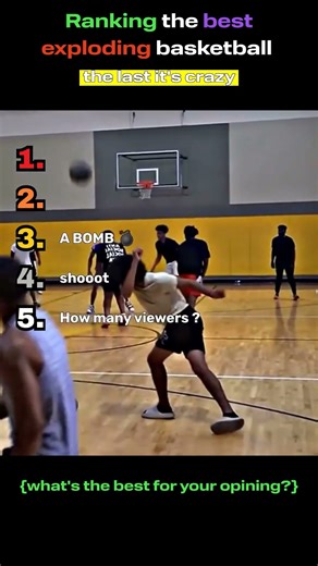 Ranking the best exploding basketball